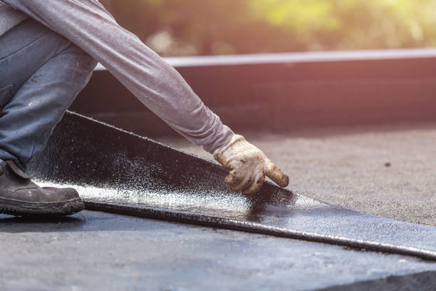 Professional Waterproofing technician working in Ashley, IN